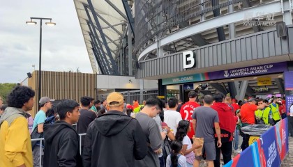 Vlog｜在悉尼和中国球迷一起为中国女足加油